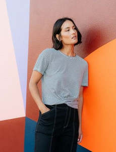 Et Alia: ET ALIA Twist Tee Monochrome