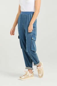 ET ALIA Carter Cargo Pant Dark Sapphire