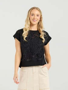 Et Alia: ET ALIA Sierra Top Shadowed Florals