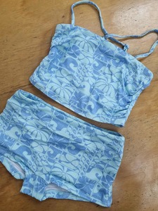 RIP CURL AOTS Oceanic Rib Tankini Set 8-14 years