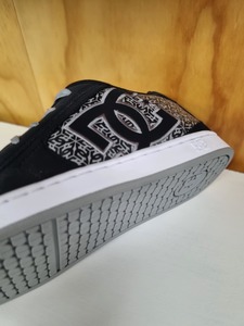 DC SHOES Net Black/Grey Print Shoes