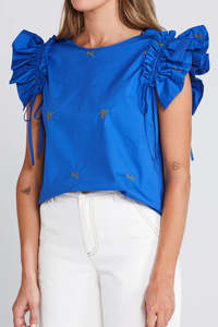 Thing Thing: THING THING Tiesy Top Cobolt Blue