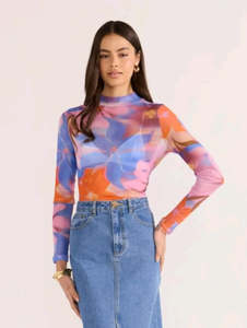 MINK PINK Sommer Mesh Skivvy Top