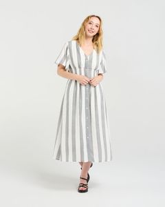 SEDUCE Amara Dress Pebble Shore