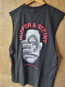 Huffer: HUFFER X STEINLAGER Handy Singlet Tank Black