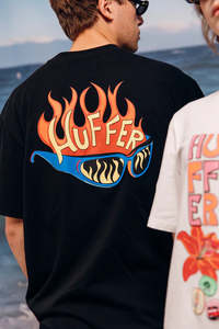 Huffer: HUFFER Heatstroke Sup Tee Black