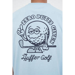Huffer: HUFFER GOLF Zero Putts Tee Ice Blue