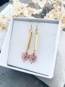 Twigg Jewellery: TWIGG JEWELLERY Kaitlyn Crystal Droplet Earrings