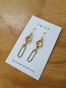 Twigg Jewellery: TWIGG JEWELLERY Edith Crystal Droplet Earrings
