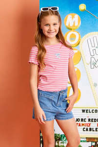 Eve Girl: EVE GIRL Stella Denim Short