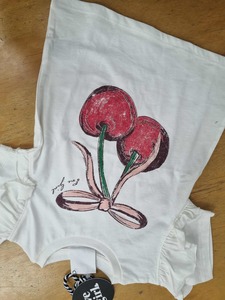 EVE GIRL Chloe Cherry Frill Tee 3-7 years
