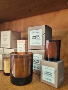 WILLOW+MAE Campfire Cocktails Bourbon + Butterscotch 60g Soy Small Candle