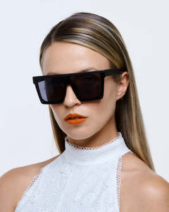 Reality Eyewear: REALITY EYEWEAR Malibu Black Sunglass