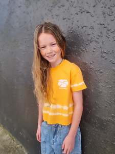 Ripcurl: RIP CURL Ty Tie Dye Crop Tee Orange