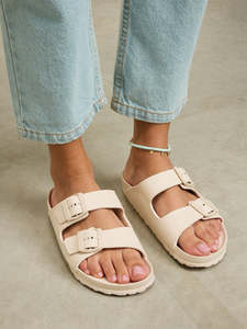 ROXY Womens Kattie Slides Taupe