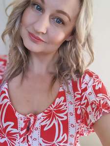 BILLABONG Row of Palms Tiered Dress