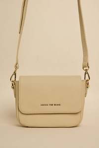 AMONG THE BRAVE London Shell Leather Small Crossbody Handbag