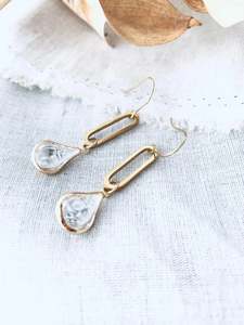 Twigg Jewellery: TWIGG JEWELLERY Nova Rectangle Earrings