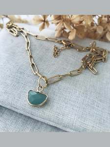 Twigg Jewellery: TWIGG JEWELLERY Mandy Sage Crescent Necklace