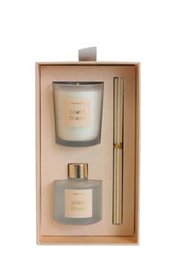 WILLOW + MAE Island Bloom Candle and Diffuser SET