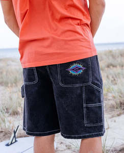 Ripcurl: RIP CURL Raw Energy Carpenter Denim Walkshort Black