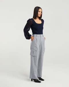 Et Alia: ET ALIA Lucy Knit Top Ink