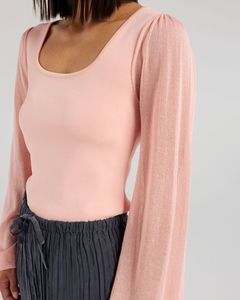 ET ALIA Lucy Knit Top Blush
