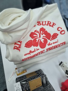 RIP CURL Girl Surf Puff Hood Party Fleece Bone 8-14 years