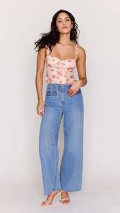 Mink Pink: MINK PINK Phoebe Denim Jeans