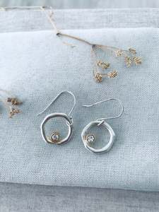 TWIGG JEWELLERY Solidered Circle Earrings