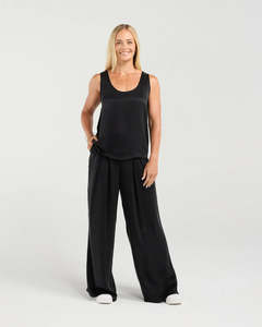 BLACKSTONE Tiffany Bemberg Tank Black