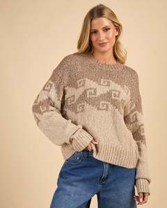 Ripcurl: RIP CURL Pacific Coast Knit Sweater Brown