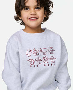 RIP CURL Boy Surf Check Crew 1-8 years