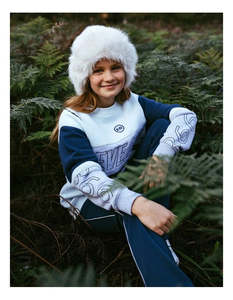 EVE GIRL Alpine Panelled Relaxed Fit Crew 8-14 years