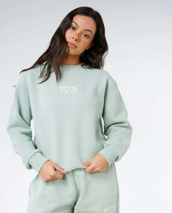 Ripcurl: RIP CURL Surf Staple Relaxed Crew Mint