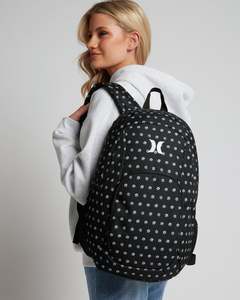 Back To School: HURLEY Collide Backpack Black Floral
