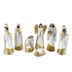 Nativity Scenes: Gold Accents Nativity