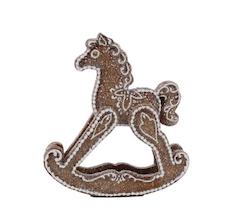 Ornaments: Gingerbread Rocking Horse