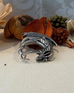 Products: Sterling Silver Oxidized Dragon Pendant - The Chunky Jeweller