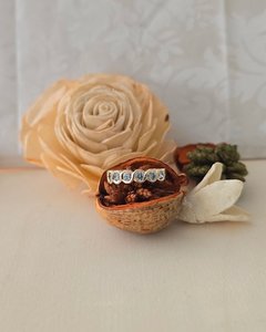 9ct Yellow Gold Eternity Ring with Diamonds - Elegant Jewelry - The Chunky Jeweller