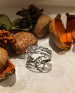 Sterling Silver Three Band Eternity Ring - The Chunky Jeweller