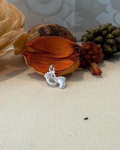 Sterling Silver Small Feet Pendant - The Chunky Jeweller