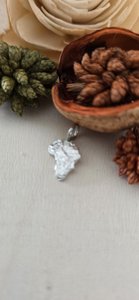 Products: Sterling Silver Map of Africa Pendant - Elegant Global Jewelry - The Chunky Jeweller