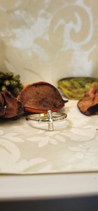 Sterling Silver Cross Ring - Elegant Faith Jewelry - The Chunky Jeweller