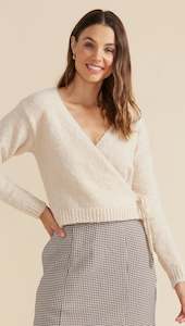 Jumper: Cher Wrap Knit Jumper