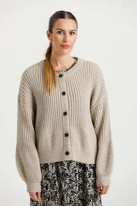 Sizzle Cleo Cardigan - Oatmeal