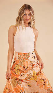 Evie Knit Tank // Blush