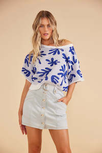 Mink Pink: ITHICA KNIT TOP