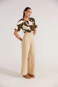 Brixton Wide leg Pants - Wheat