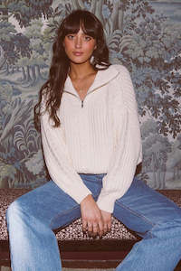 All About Eve: Dahlia Knit // Vintage White